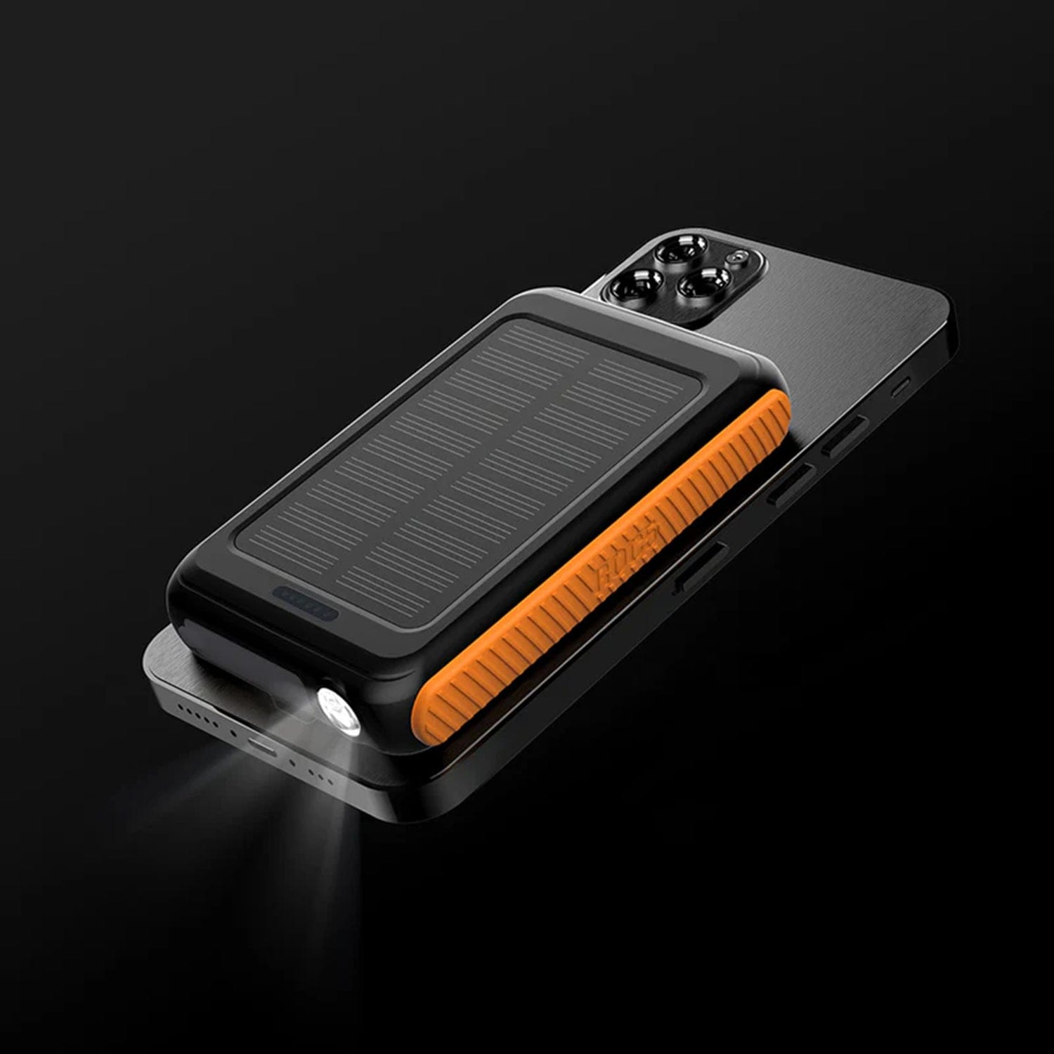 ToughTested ROC 5 MagSafe 5000-mAh Solar Qi Wireless Power Bank with USB-C PD and USB-A Quick-Charge Ports and Flashlight