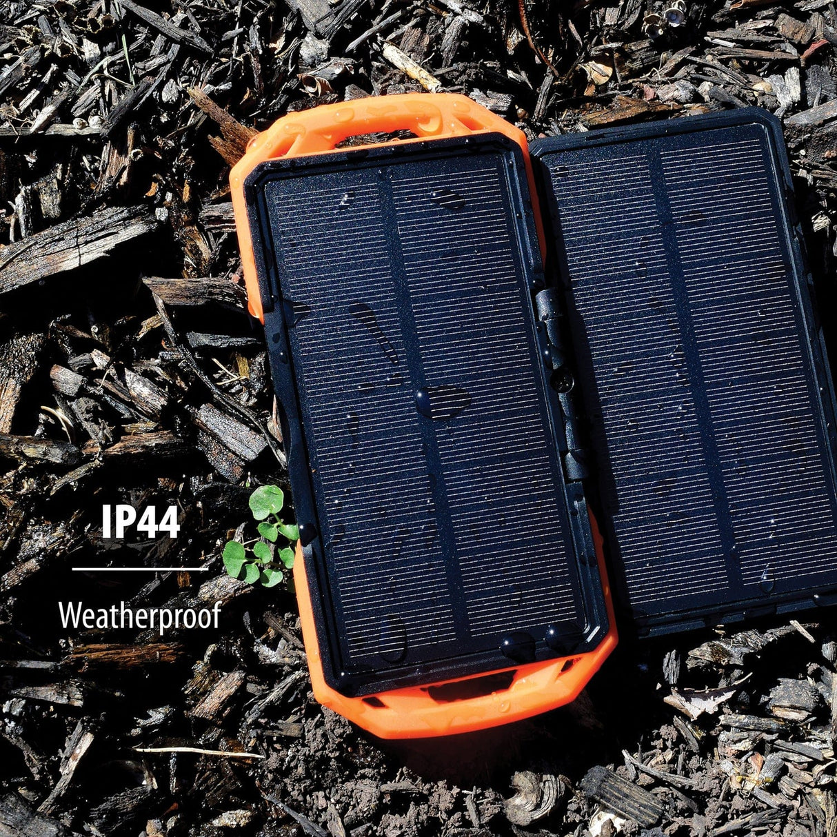 ToughTested Dual-Solar-Panel Switchback 10000 mAh Power Bank
