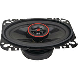 Cerwin-Vega Mobile HED Series 4-In. x 6-In. 275-Watt-Max 2-Way Coaxial Speakers, Black and Red, 2 Pack