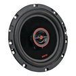 Cerwin-Vega Mobile HED Series 6.5-In. 320-Watt-Max 2-Way Coaxial Speakers, Black and Red, 2 Pack