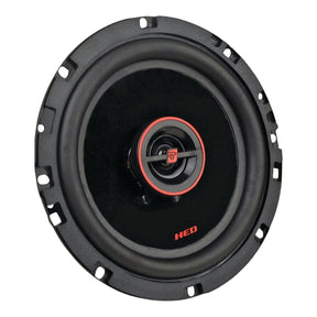 Cerwin-Vega Mobile HED Series 6.5-In. 320-Watt-Max 2-Way Coaxial Speakers, Black and Red, 2 Pack