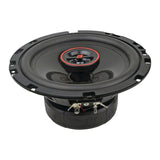 Cerwin-Vega Mobile HED Series 6.5-In. 320-Watt-Max 2-Way Coaxial Speakers, Black and Red, 2 Pack