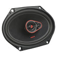 Cerwin-Vega Mobile HED Series 6-In. x 8-In. 360-Watt-Max 3-Way Coaxial Speakers, Black and Red, 2 Pack