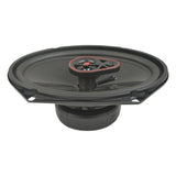 Cerwin-Vega Mobile HED Series 6-In. x 8-In. 360-Watt-Max 3-Way Coaxial Speakers, Black and Red, 2 Pack