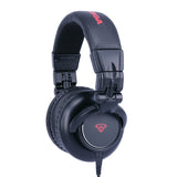 Cerwin-Vega HB Series Wired Over-Ear Professional Headphones with Detachable Straight and Coiled Cords and 3.5-mm to 1/4-In. Connector Adapter, HB1