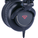 Cerwin-Vega HB Series Wired Over-Ear Professional Headphones with Detachable Straight and Coiled Cords and 3.5-mm to 1/4-In. Connector Adapter, HB1