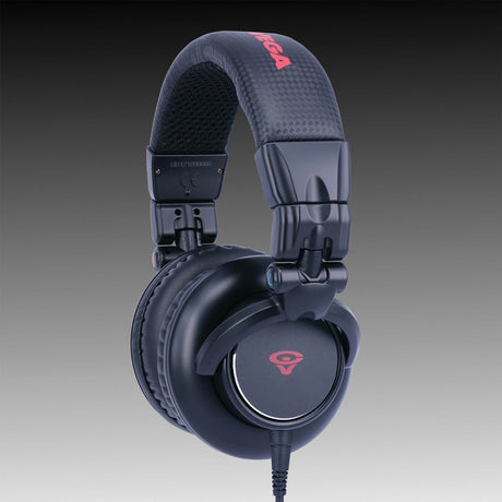 Cerwin-Vega HB Series Wired Over-Ear Professional Headphones with Detachable Straight and Coiled Cords and 3.5-mm to 1/4-In. Connector Adapter, HB1