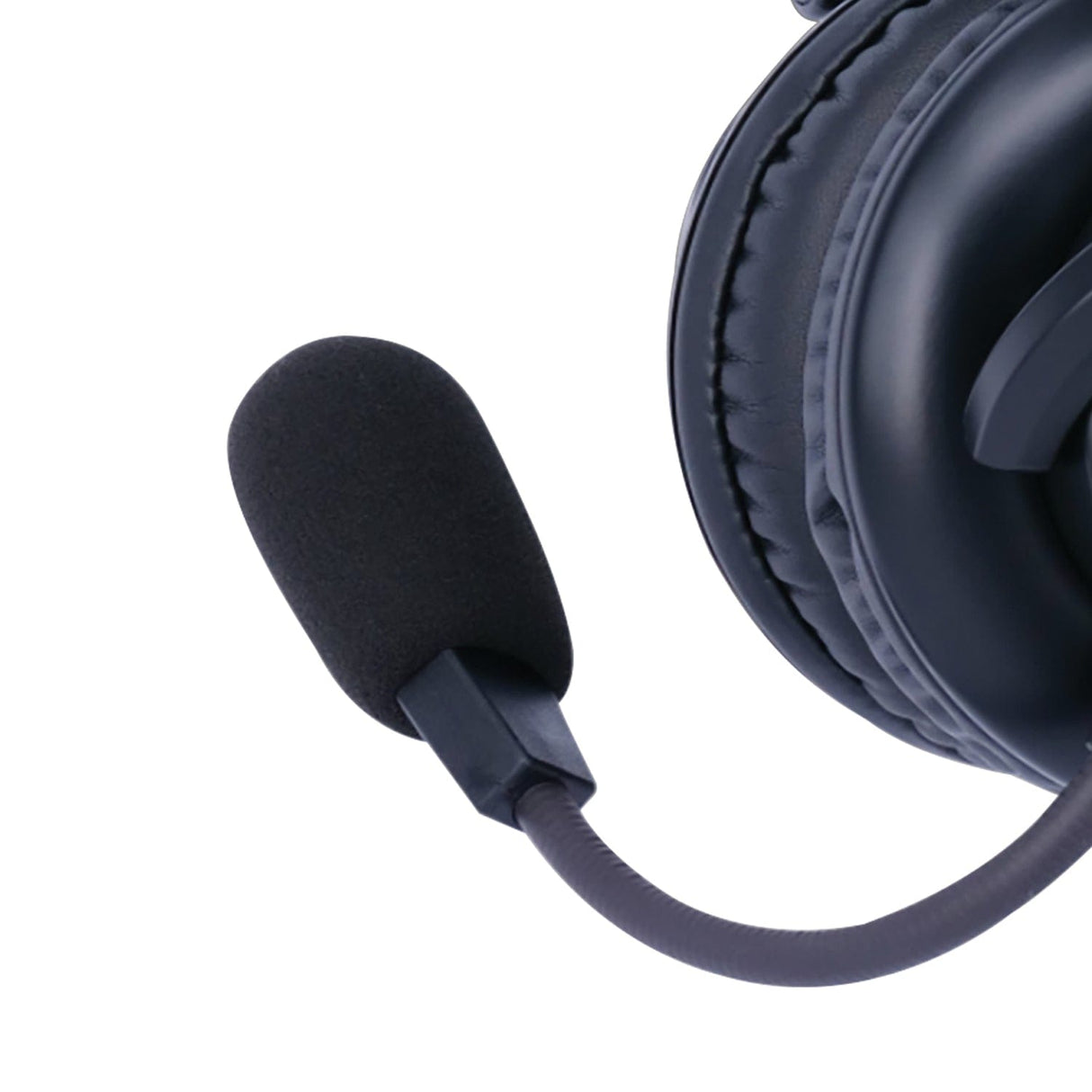 Cerwin-Vega HB Series Wired Over-Ear Professional Headphones with Mic, Fixed Coiled Cord, and PC/Mac Adapter, HB2