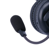 Cerwin-Vega HB Series Wired Over-Ear Professional Headphones with Mic, Fixed Coiled Cord, and PC/Mac Adapter, HB2