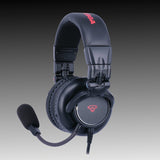 Cerwin-Vega HB Series Wired Over-Ear Professional Headphones with Mic, Fixed Coiled Cord, and PC/Mac Adapter, HB2