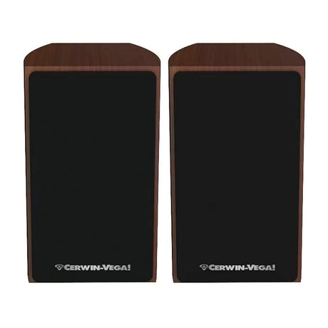 Cerwin-Vega LA Series 110-Watt-Peak LA14 Bookshelf Speaker Set, 2 Count, Espresso