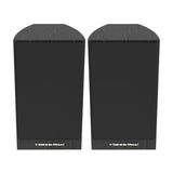 Cerwin-Vega 150-Watt-Peak LA165 Powered Bookshelf Speaker Set with 6.5-In. Woofers, Red Butyl Surrounds, and Curved Cabinets, Pair