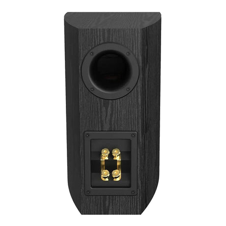 Cerwin-Vega 150-Watt-Peak LA165 Powered Bookshelf Speaker Set with 6.5-In. Woofers, Red Butyl Surrounds, and Curved Cabinets, Pair