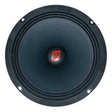 Cerwin-Vega Mobile PRO Series CVP65 6.5-In. 300-Watt-Max Full-Range Vehicle Speaker, Black and Red, Single Speaker