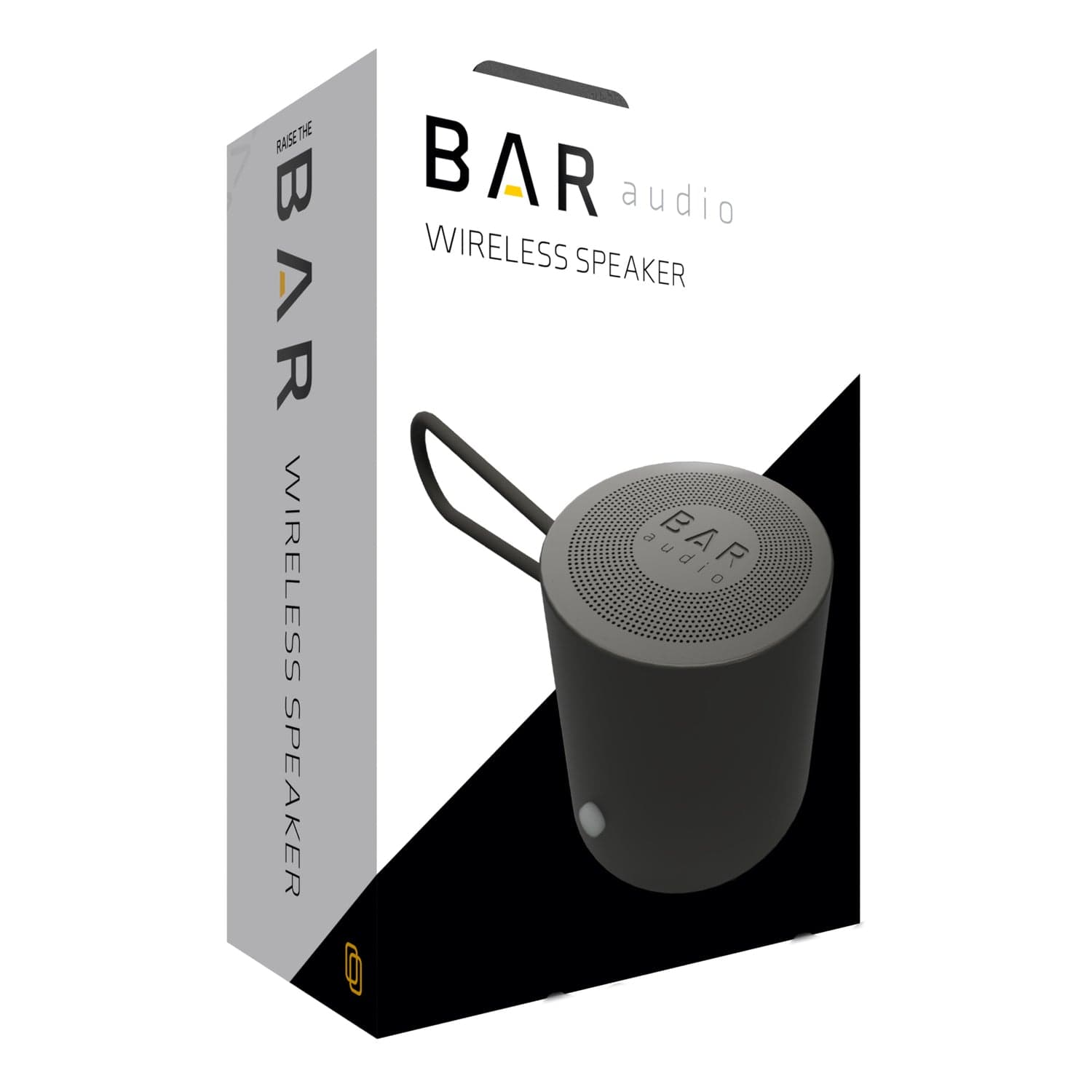 BAR audio by cellhelmet Mini Portable Bluetooth Speaker with Detachable Strap, Gunmetal, BAR-SM-BT-SPKR