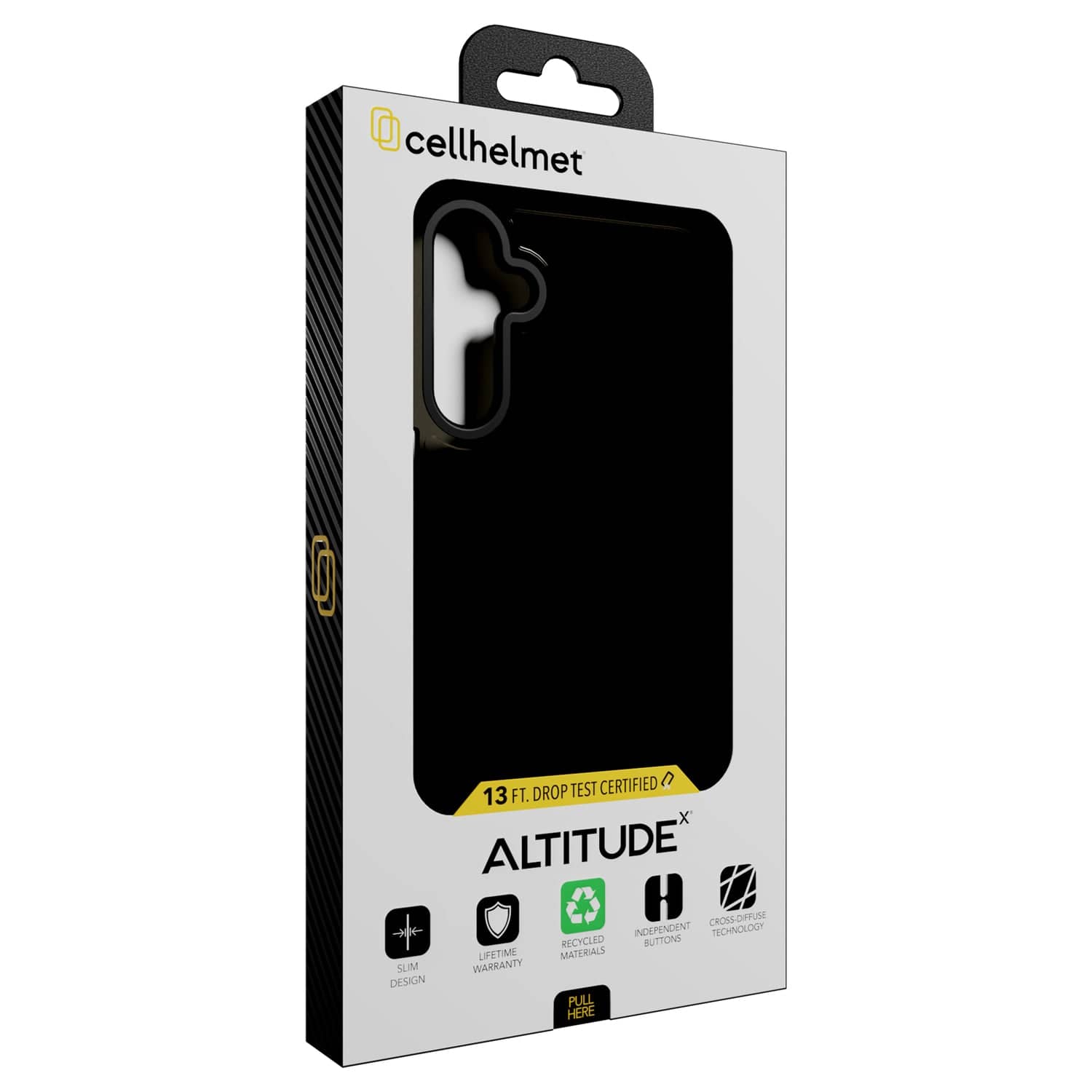 Cellhelmet Altitude X Series Case for Samsung Galaxy A15 5G, Black