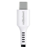 Cellhelmet Charge and Sync USB-C to USB-A Round Cable, 3 Ft.