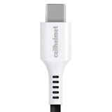 Cellhelmet Charge and Sync USB-C to USB-A Round Cable, 6 Ft.