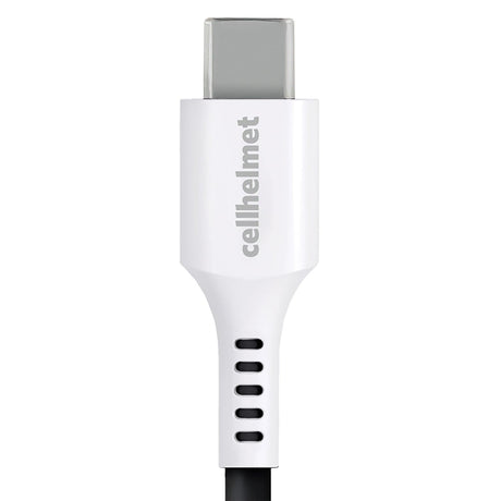 Cellhelmet Charge and Sync USB-C to USB-A Round Cable, 6 Ft.