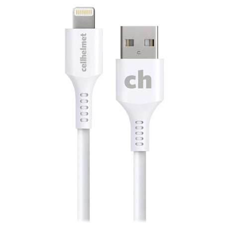 Cellhelmet Charge and Sync USB-A to Lightning Round Cable, 6 Ft.