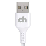 Cellhelmet Charge and Sync USB-A to Lightning Round Cable, 6 Ft.