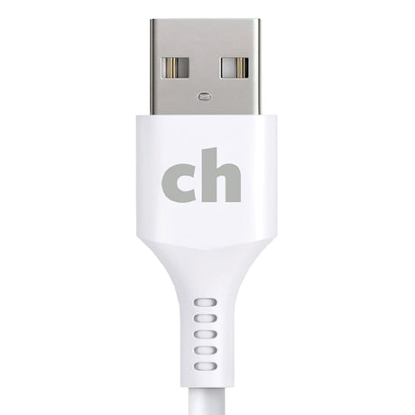 Cellhelmet Charge and Sync USB-A to Lightning Round Cable, 6 Ft.