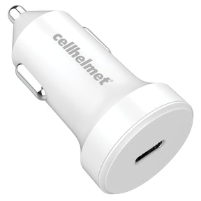 Cellhelmet 20-Watt Single-Port USB Power Delivery Car Charger, for Smartphones and Tablets