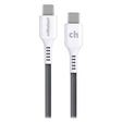 Cellhelmet USB-C to USB-C 6-Ft. Charge and Sync Round Cable, for Smartphones and Tablets, 6 Ft.