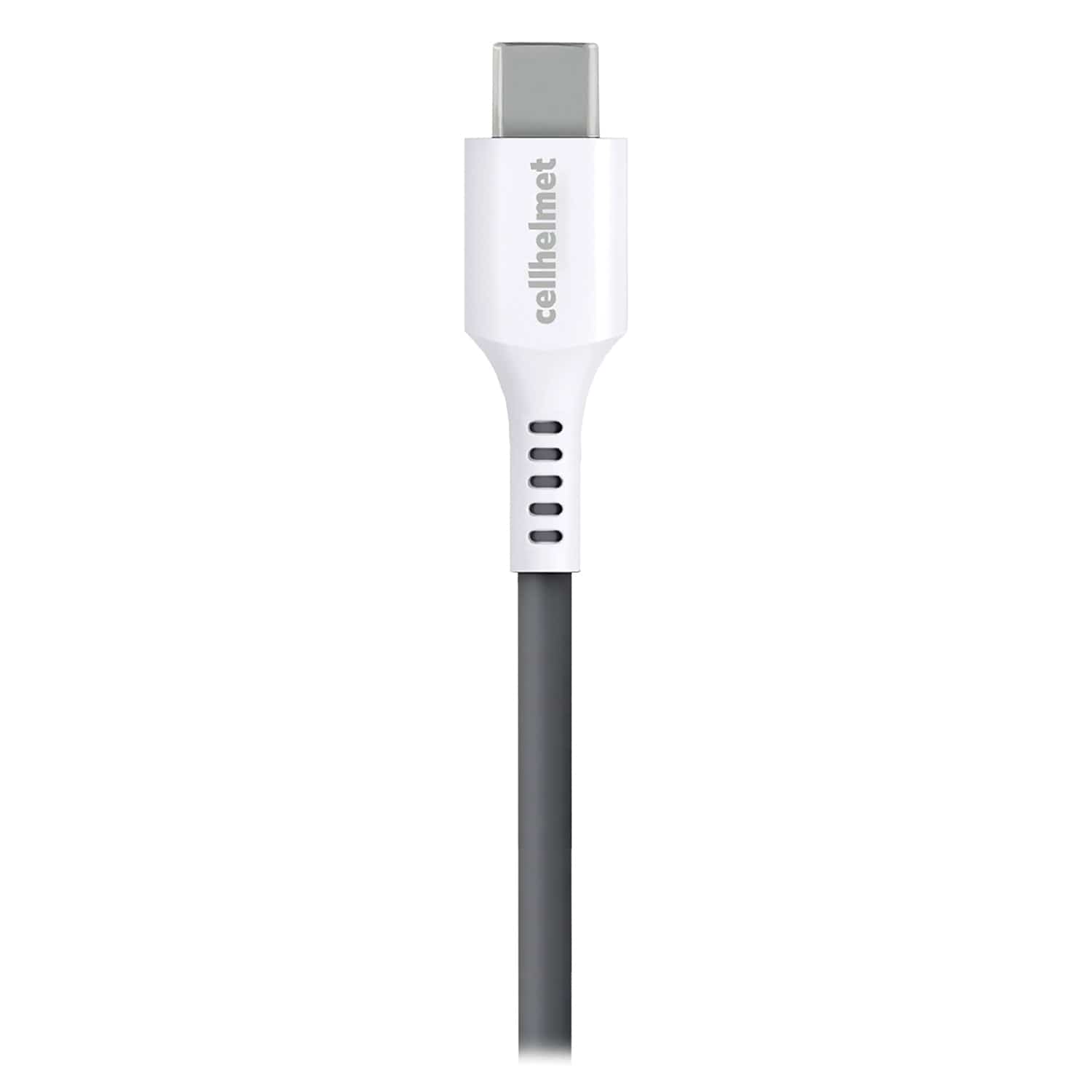 Cellhelmet USB-C to USB-C 6-Ft. Charge and Sync Round Cable, for Smartphones and Tablets, 6 Ft.