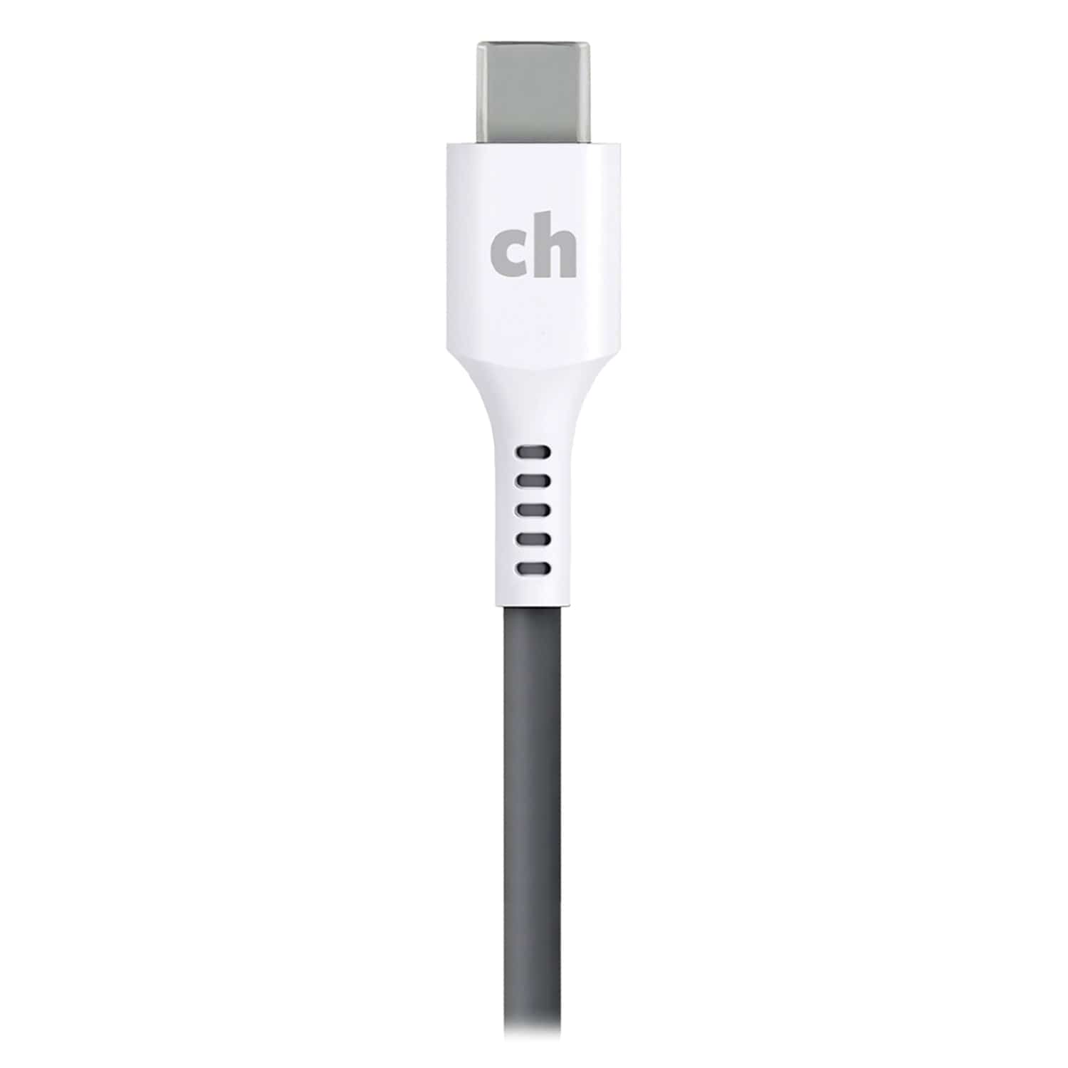 Cellhelmet USB-C to USB-C 6-Ft. Charge and Sync Round Cable, for Smartphones and Tablets, 6 Ft.