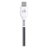 Cellhelmet USB-C to USB-C 6-Ft. Charge and Sync Round Cable, for Smartphones and Tablets, 6 Ft.