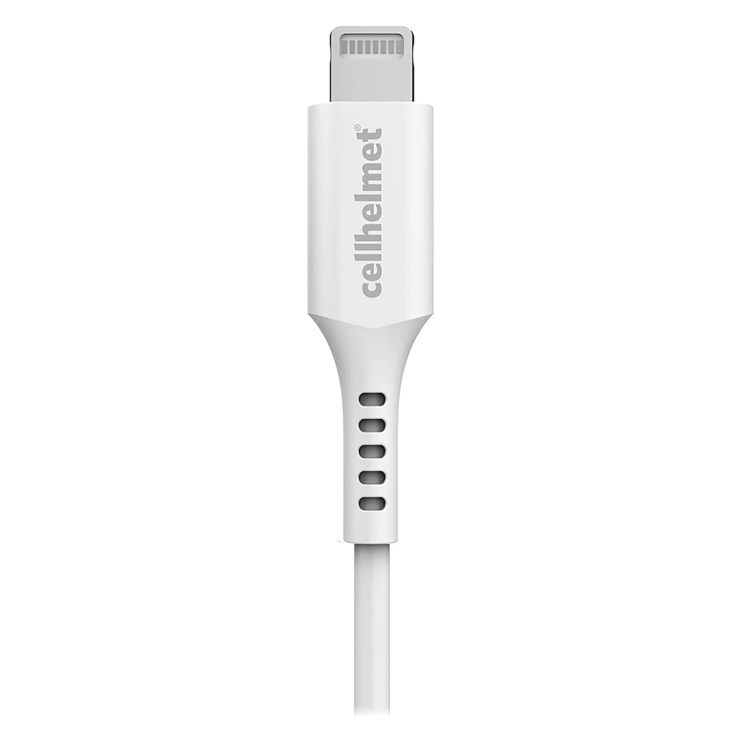 Cellhelmet Charge and Sync USB-C to Lightning Round Cable, 6 Ft.