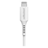 Cellhelmet Charge and Sync USB-C to Lightning Round Cable, 6 Ft.