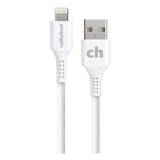 Cellhelmet Charge and Sync USB-A to Lightning Round Cable, 3 Ft.