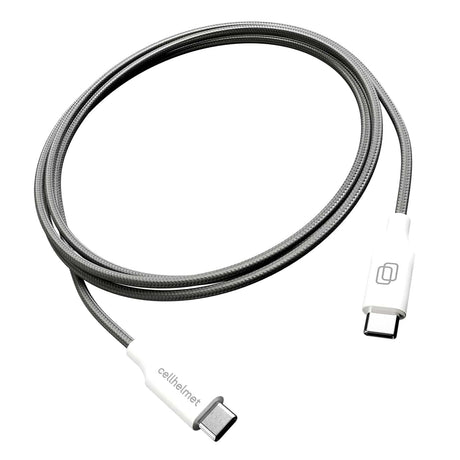 Cellhelmet 3-in-1 Essentials Bundle with 30-Watt PD Wall Charger Block, Liquid Glass with $100 Protection, and 6-Ft. Braided USB-C to USB-C Cable
