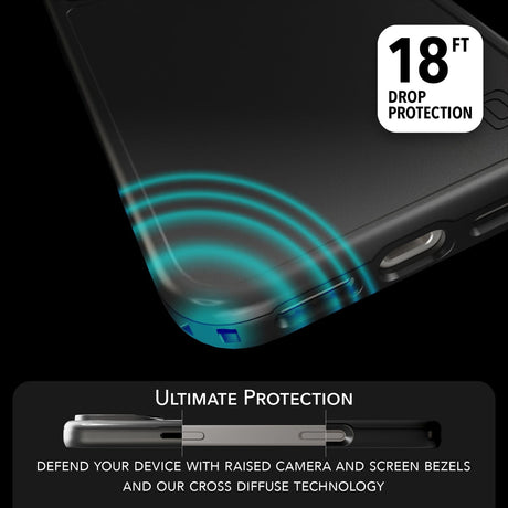 Cellhelmet Fortitude Series MagSafe-Compatible Case, iPhone 17 Pro Max, Black