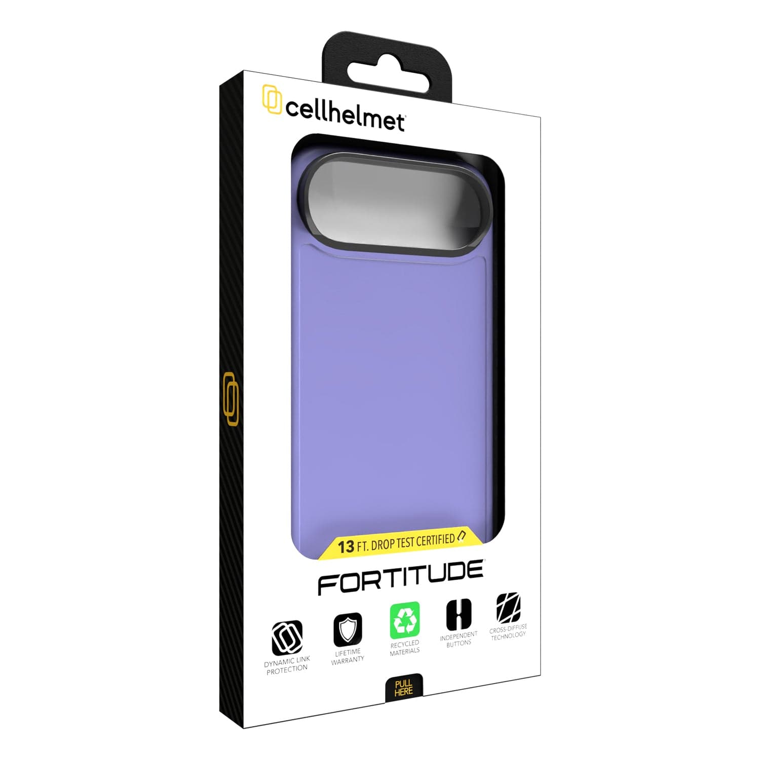 Cellhelmet Fortitude Series MagSafe-Compatible Case, iPhone 17 Air, Coastal Lilac