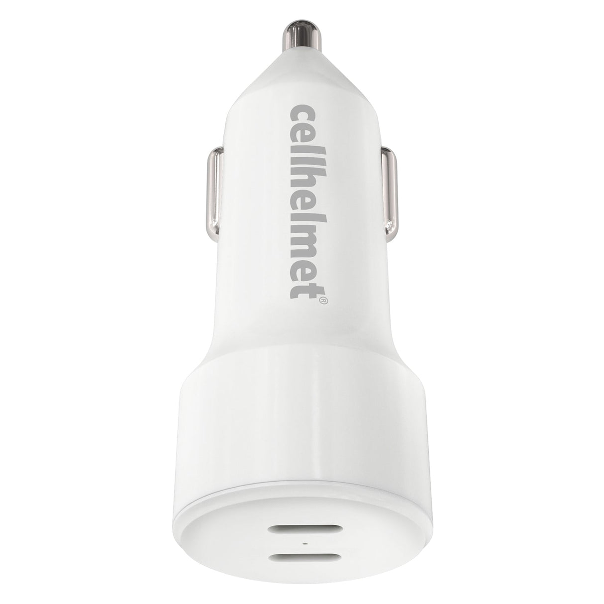 Cellhelmet 20-Watt Dual-Port USB-C Power Delivery Car Charger, for Smartphones and Tablets