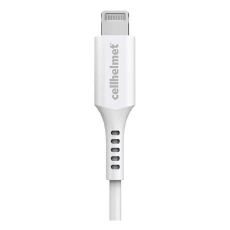 Cellhelmet Charge and Sync USB-C to Lightning Round Cable, 3 Ft.