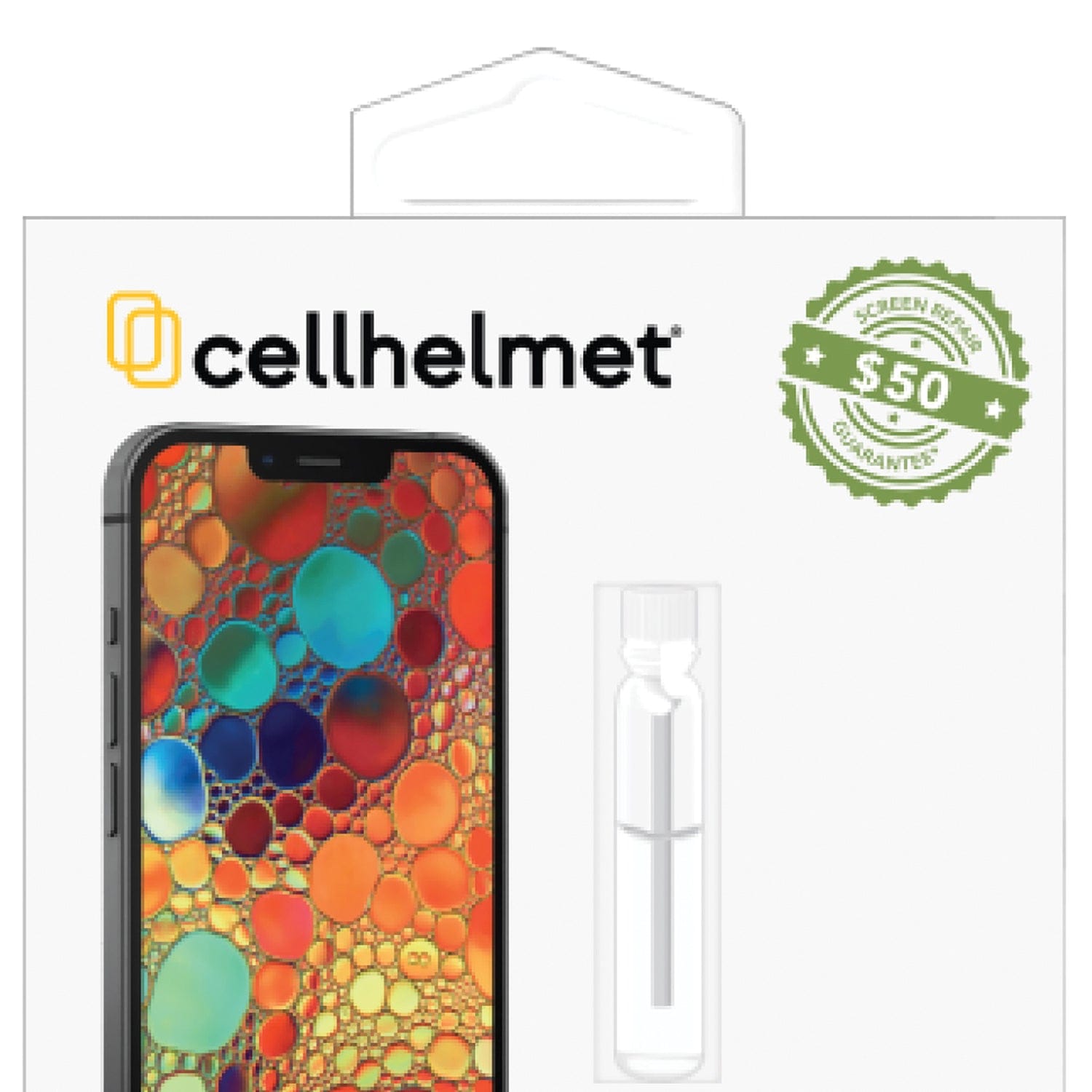 Cellhelmet Liquid Glass Screen Protector for Phones and Watches with Glass Screens, $50 Screen Repair Coverage