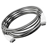 Cellhelmet Braided USB-C to USB-C Charge and Sync Round Cable, Gray, 10 Ft.