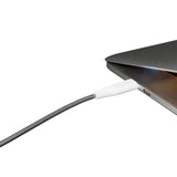 Cellhelmet Braided USB-C to USB-C Charge and Sync Round Cable, Gray, 6 Ft.; 2 Pack