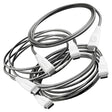 Cellhelmet Braided USB-C to USB-C Charge and Sync Round Cable, Gray, 3/6/10 Ft.
