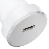 Cellhelmet 30-Watt PD Car Charger with 3-Ft. Round USB-C to USB-C Cable