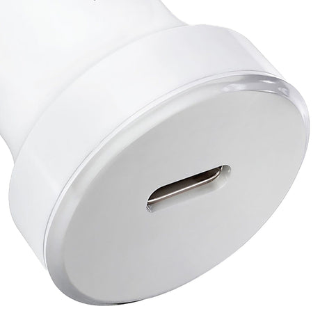 Cellhelmet 30-Watt PD Car Charger with 3-Ft. Round USB-C to USB-C Cable