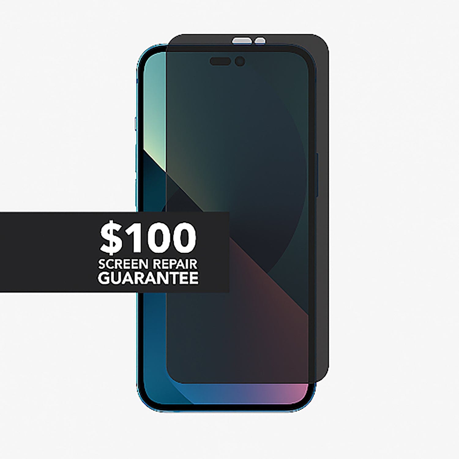 Cellhelmet Privacy Tempered Glass with Alignment Tray and $100 Coverage, iPhone 17 Air