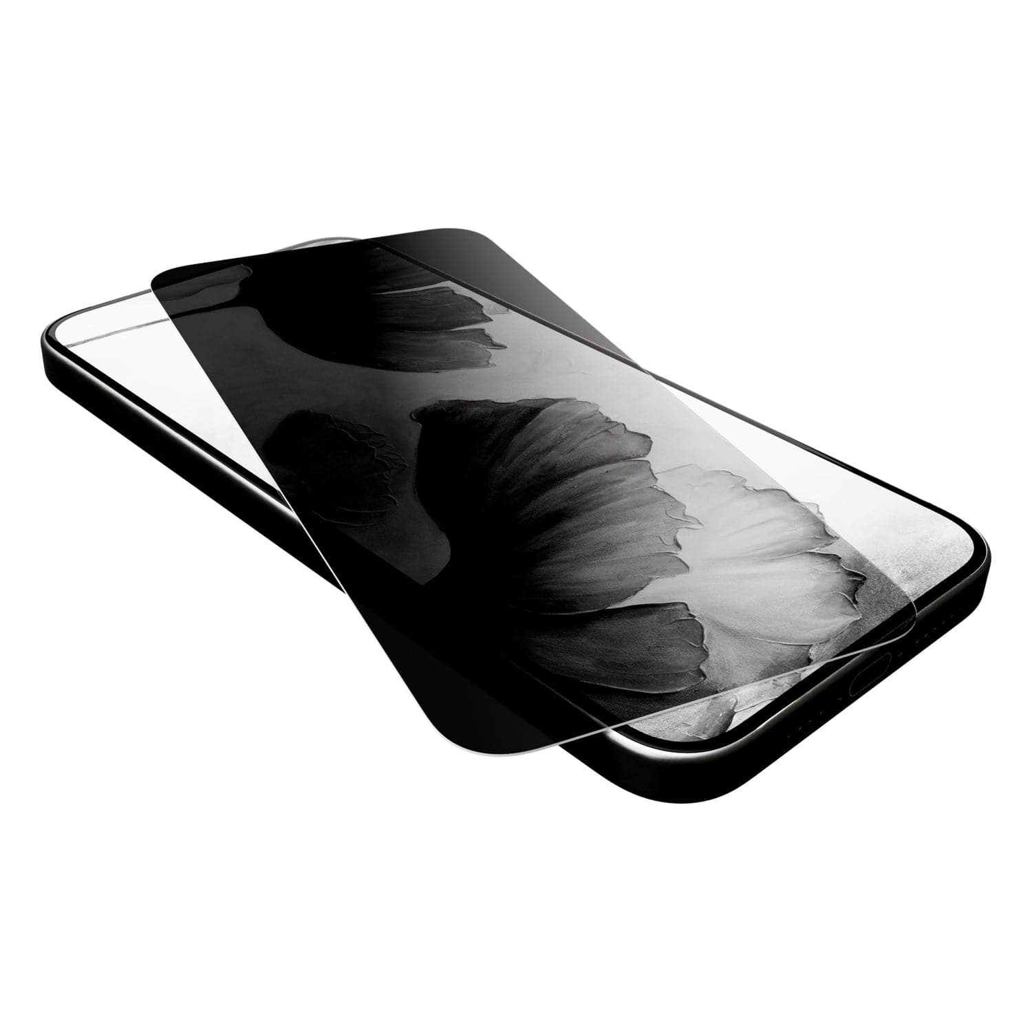 Cellhelmet Privacy Tempered Glass with Alignment Tray and $100 Coverage, iPhone 17 Air
