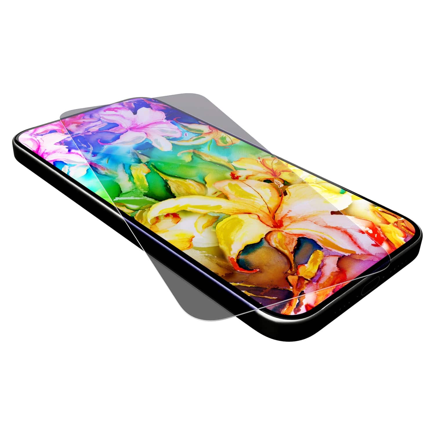 Cellhelmet Tempered Glass Screen Protector with $100 Coverage, iPhone 16 Pro Max