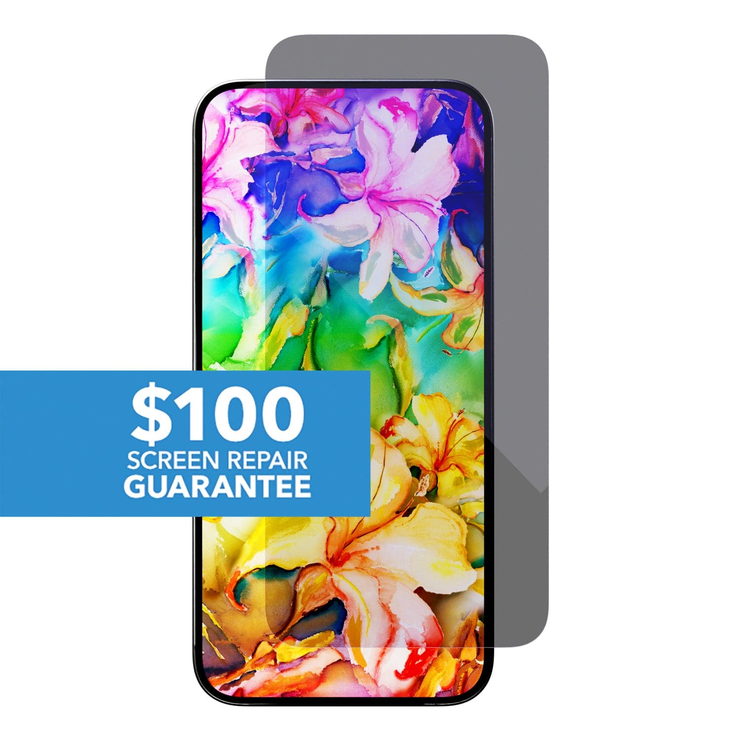 Cellhelmet Tempered Glass Screen Protector with Alignment Tray and $100 Coverage, iPhone 17 Air