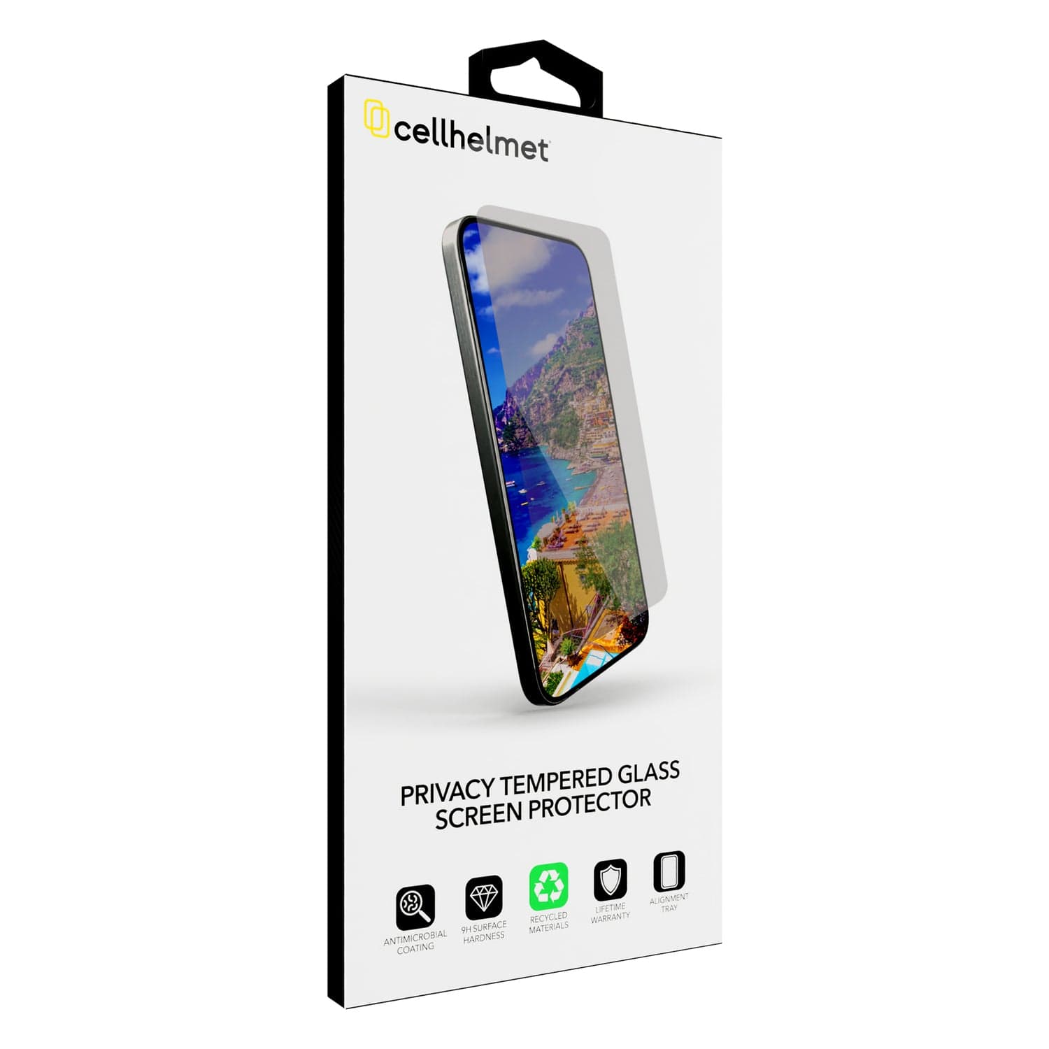 Cellhelmet Privacy Tempered Glass, iPhone 14 Pro Max